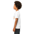 Youth t-shirt, White, left side view