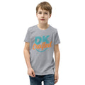 Youth Short Sleeve T-Shirt, Athletic Heather, front view