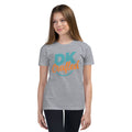 Youth Short Sleeve T-Shirt, Athletic Heather, front view