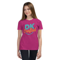 Youth Short Sleeve T-Shirt, Berry, front view