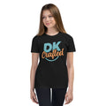Youth Short Sleeve T-Shirt, Black, front view