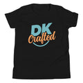 Youth Short Sleeve T-Shirt, Black, front view