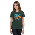 Youth Short Sleeve T-Shirt, Heather Forest, front view