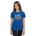 Youth Short Sleeve T-Shirt, True Royal, front view