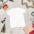 Youth Short Sleeve T-Shirt, White, back view
