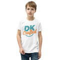 Youth Short Sleeve T-Shirt, White, front view